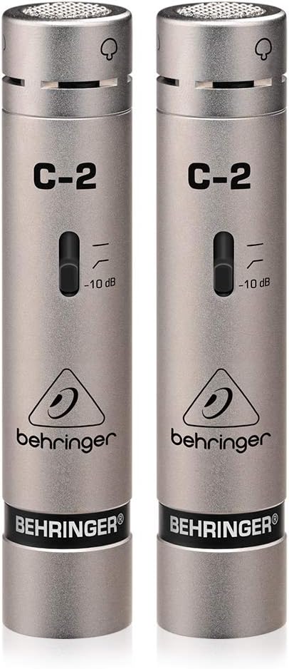 Behringer C-2 Matched Pair Studio Condenser Microphones (Pack of 2)