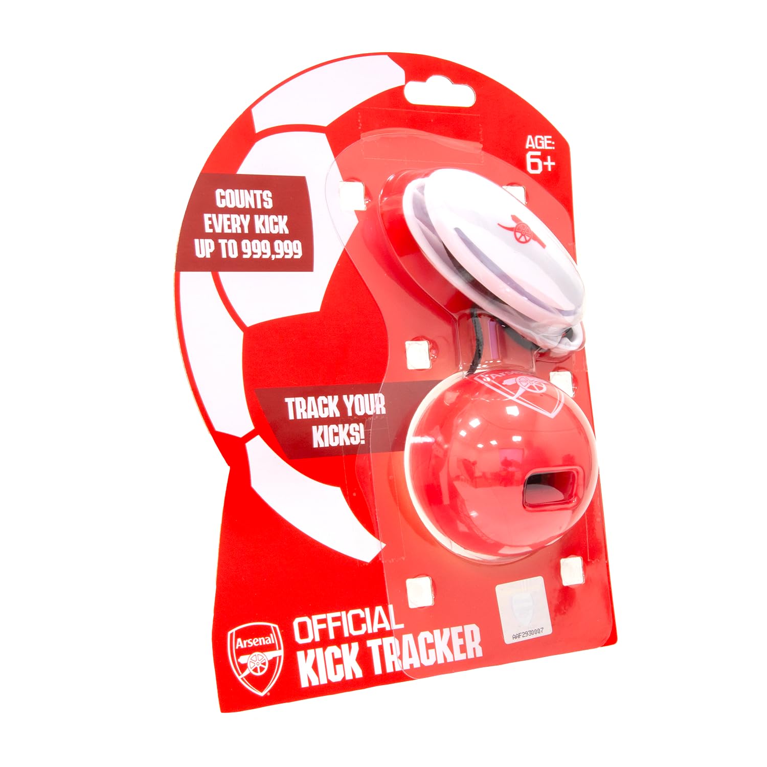 Smart Ball 1002 : 1002-AFC Toy Football Kick Tracker | Red | Unisex Children