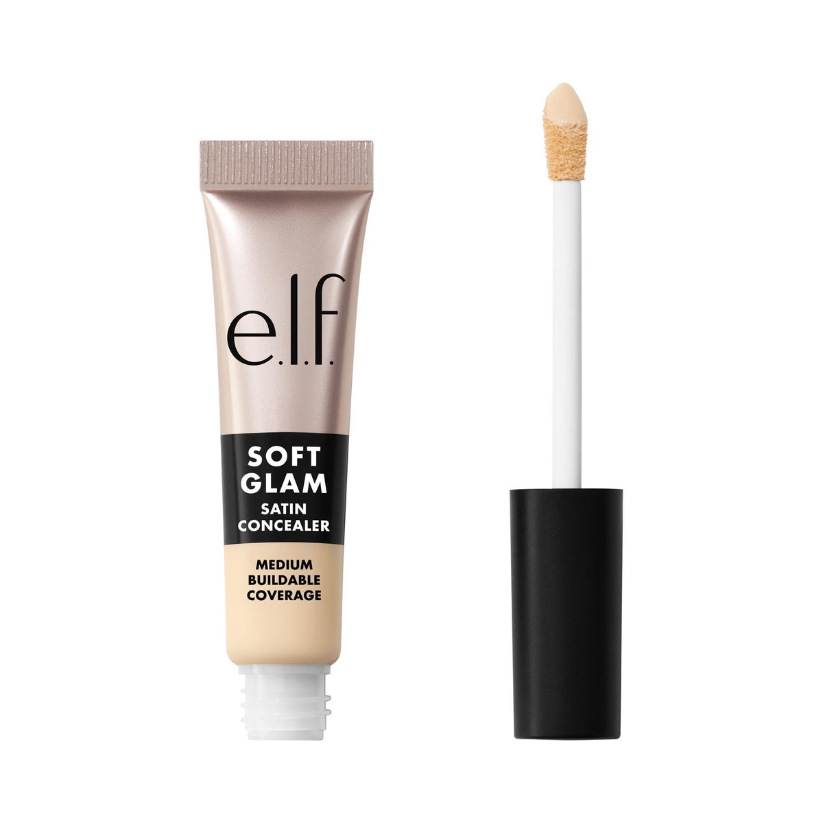 e.l.f. Soft Glam Satin Concealer - Medium Buildable Coverage, Hydrating, Satin Finish | 6.3 ml | 11 Fair Neutral