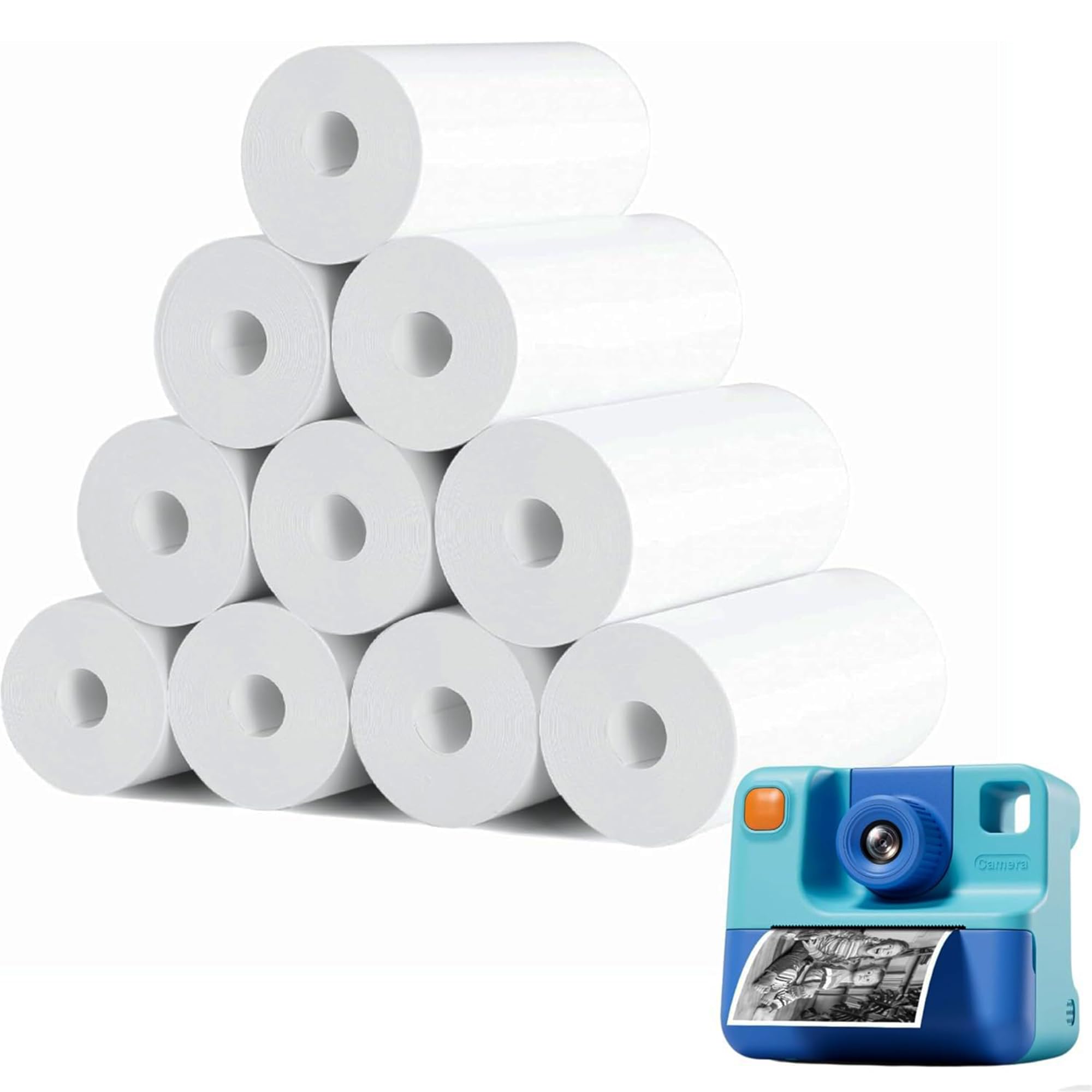 Double Dragon Thermal Paper Rolls - 57x25mm, 10 Rolls (720 Total Pcs) | 10-Year Image Life