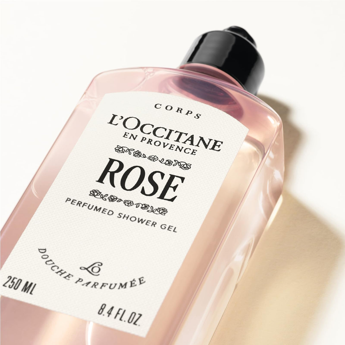 L'OCCITANE Rose Shower Gel - Gently Cleanses & Delicately Scents Skin | 250 ml
