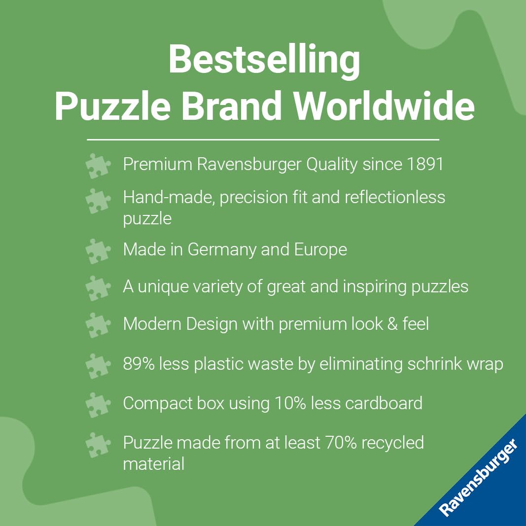 Ravensburger Vintage Library 500 Piece Jigsaw Puzzle - Classic Book Scene for Adults & Kids 10+