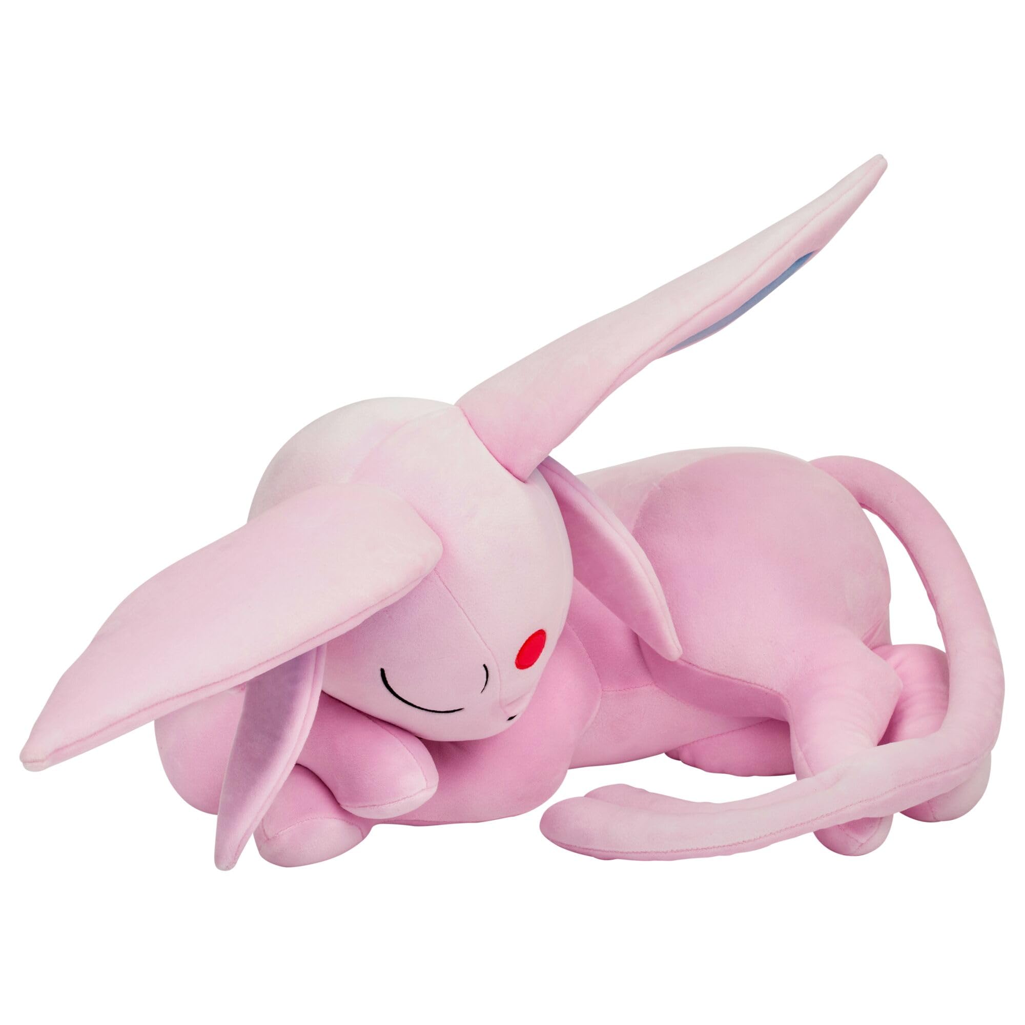 Jazwares Pokémon Espeon Sleeping Plush - 18-Inch Premium Polyester Stuffed Toy