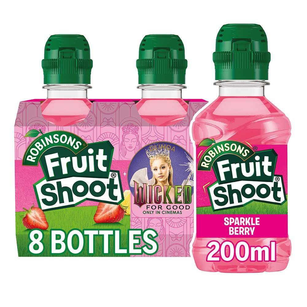 FRUIT SHOOT Glinda Sparkle Berry Fruit Drink (200ml Pack of 8) 5