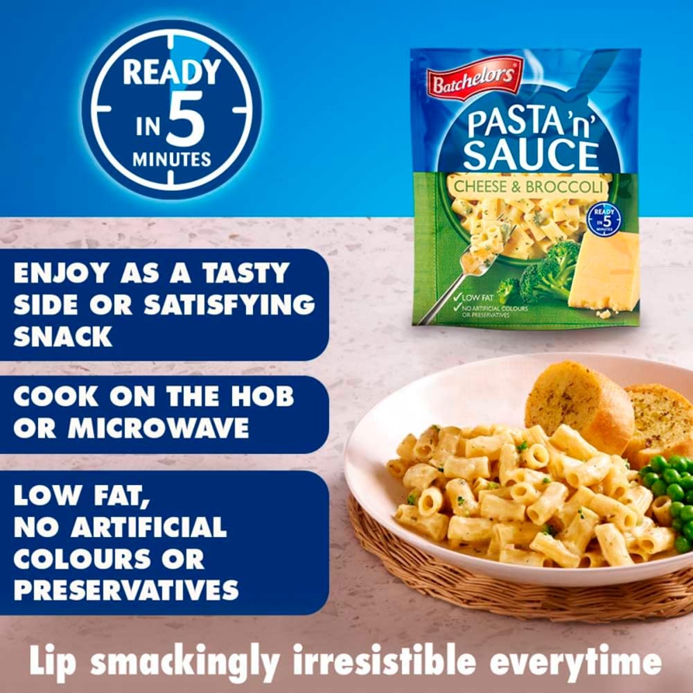 Batchelors Pasta 'n' Sauce Smoky Cheese & Pancetta Instant Pasta Ready Meal, 99g 3