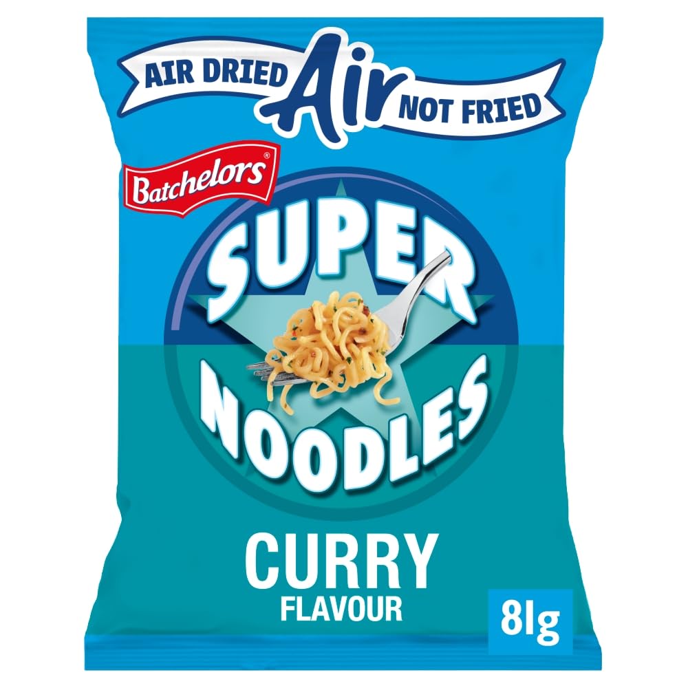 Batchelors Super Noodles Curry Flavour - 8 Pack, 81g Each 3