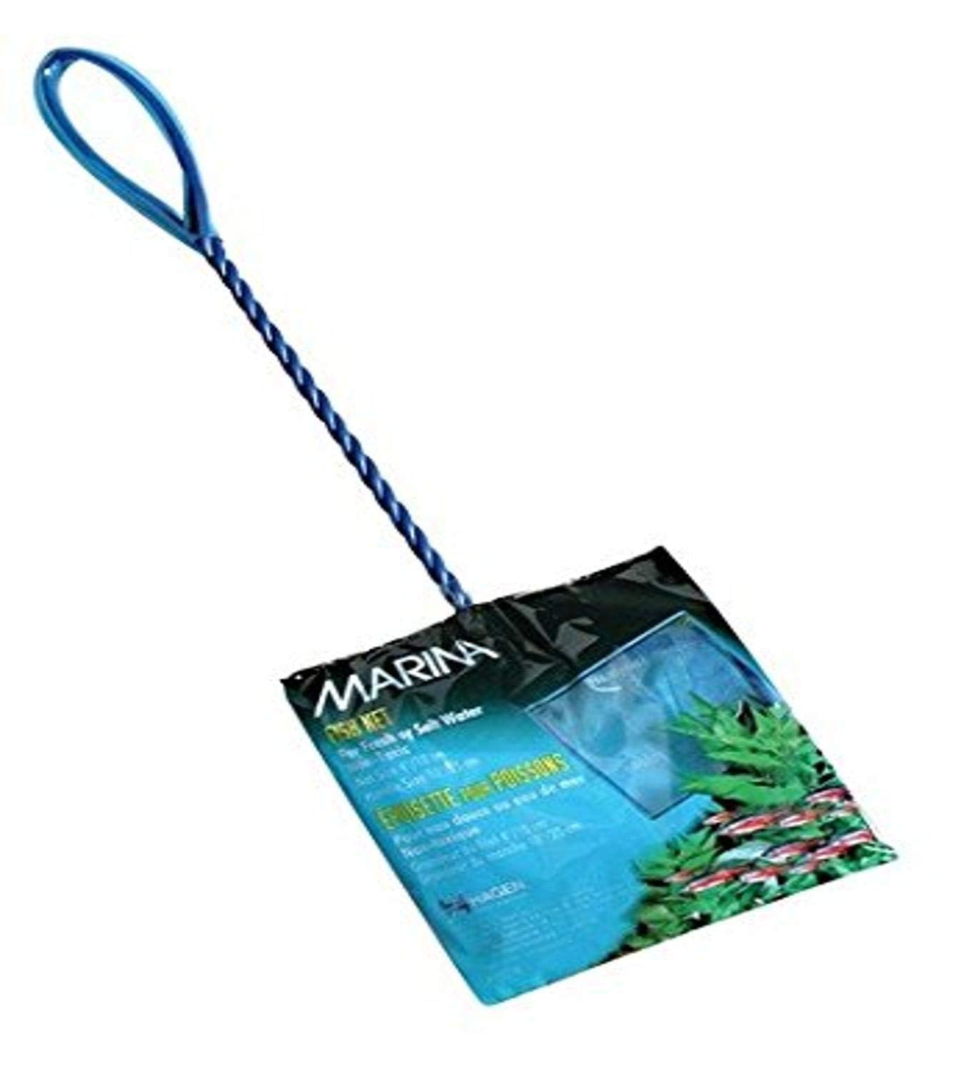 Marina Fine Soft Mesh Fish Net with Plastic Coated Handle | 4-Inch Net Size