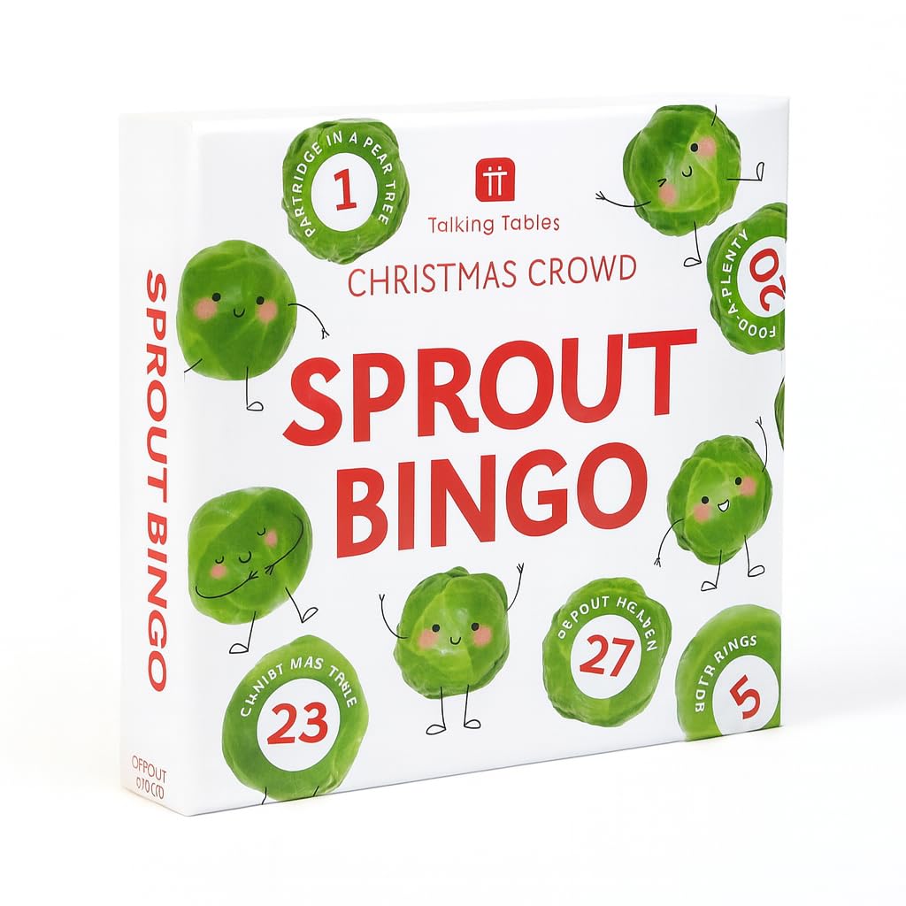 Talking Tables Christmas Sprout Bingo Game | Festive Family Board Game for Kids & Adults 7