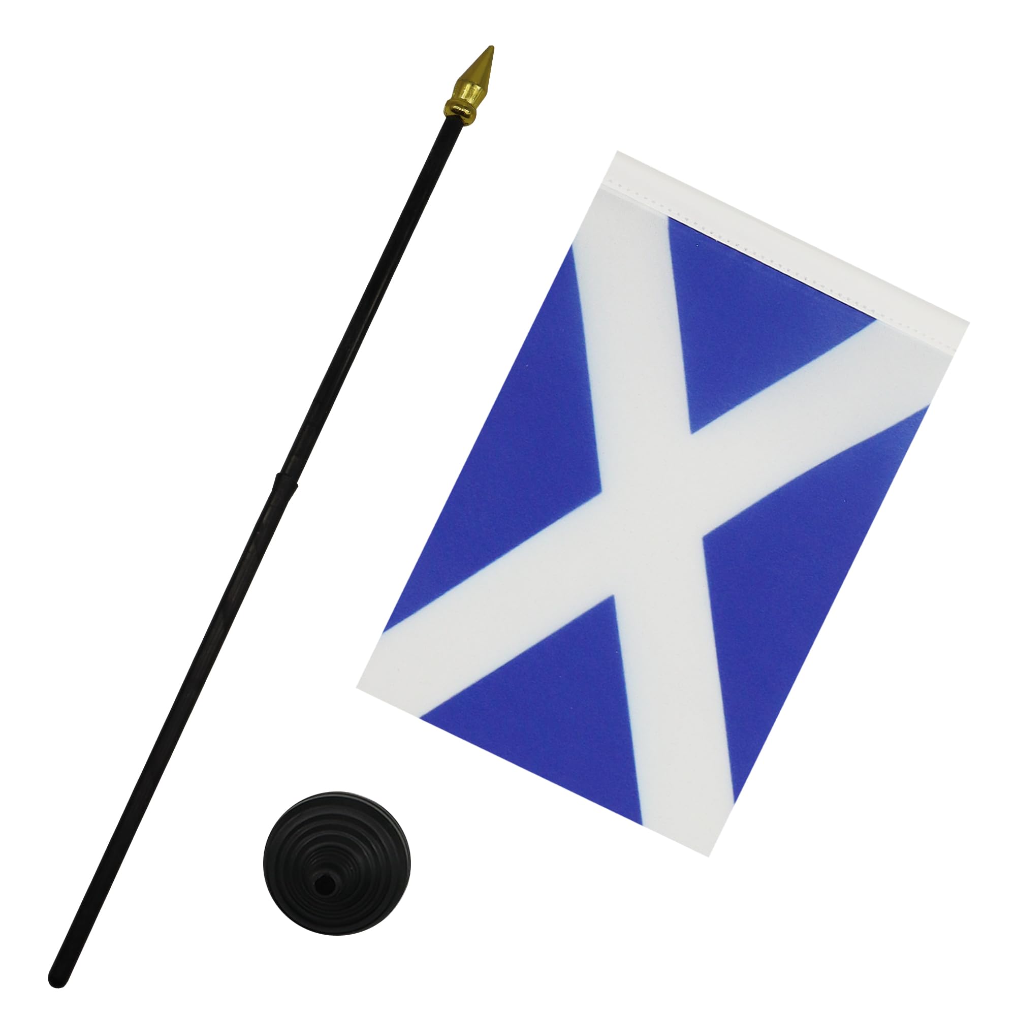 AZ FLAG Scotland Table Flag 15 x 10 cm | 100% Polyester | Includes Detachable Base 3
