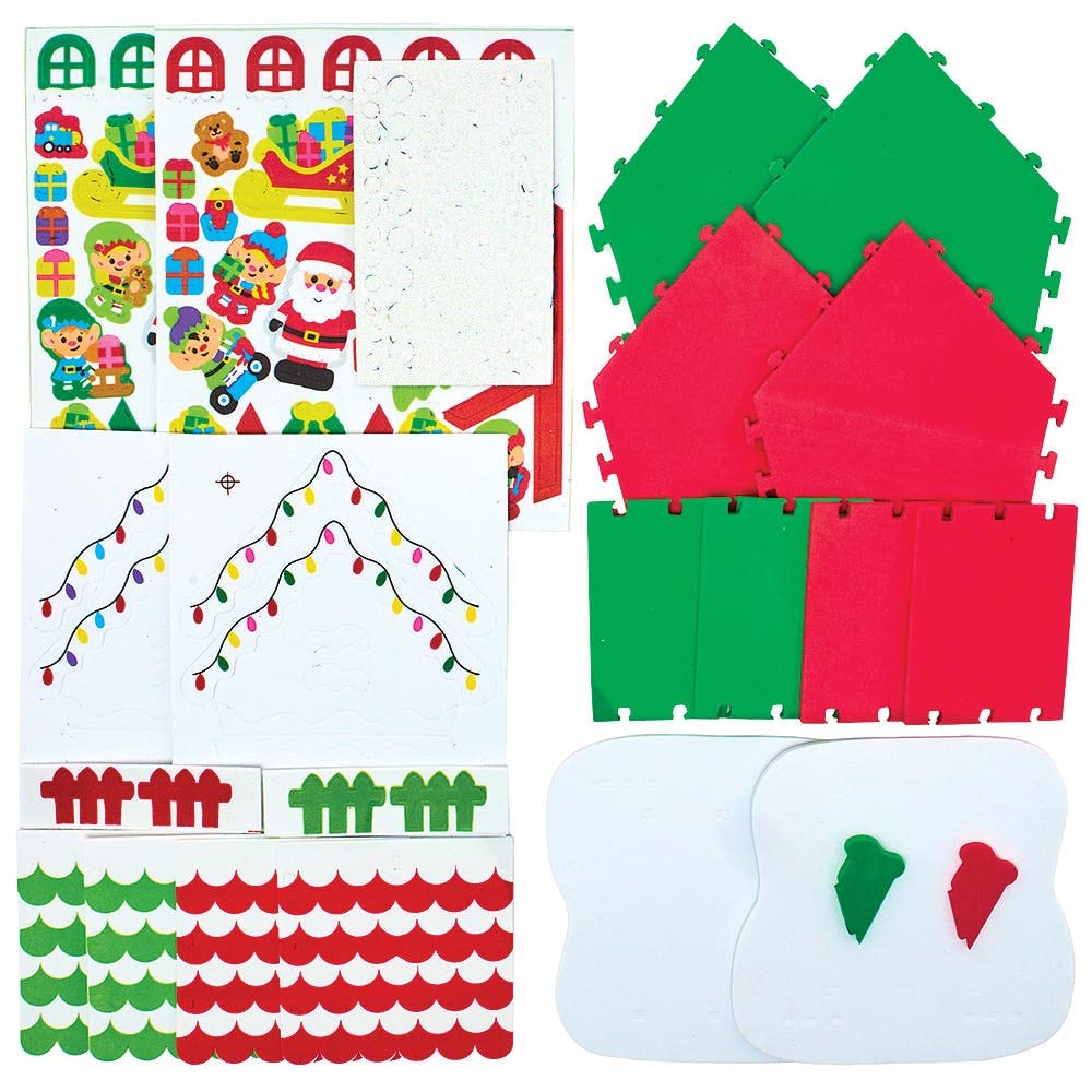 Baker Ross FX281 Santa's Workshop Craft Kit - Pack of 2 Christmas Decoration Kits 6
