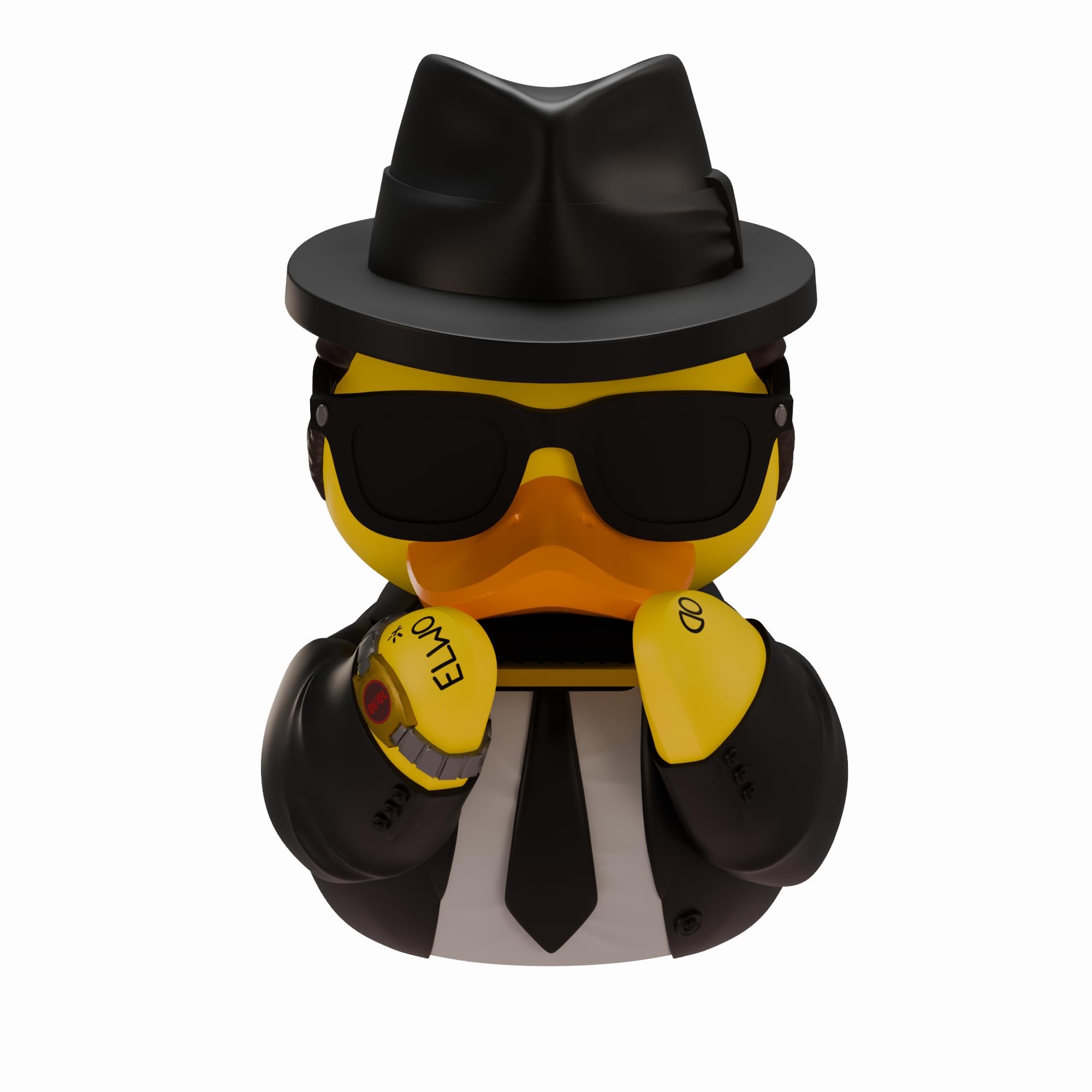 TUBBZ Blues Brothers - Elwood Cosplaying Rubber Duck Collectible Figure | 9 cm Tall