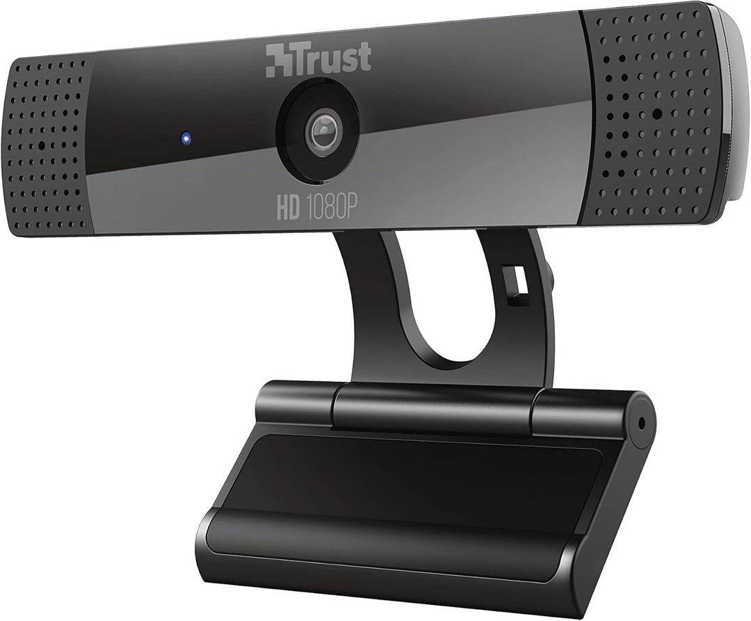 Trust Gaming GXT 1160 Vero Full HD Webcam - 1920x1080 Resolution, 30 FPS, Built-in Microphone, 8MP, Black