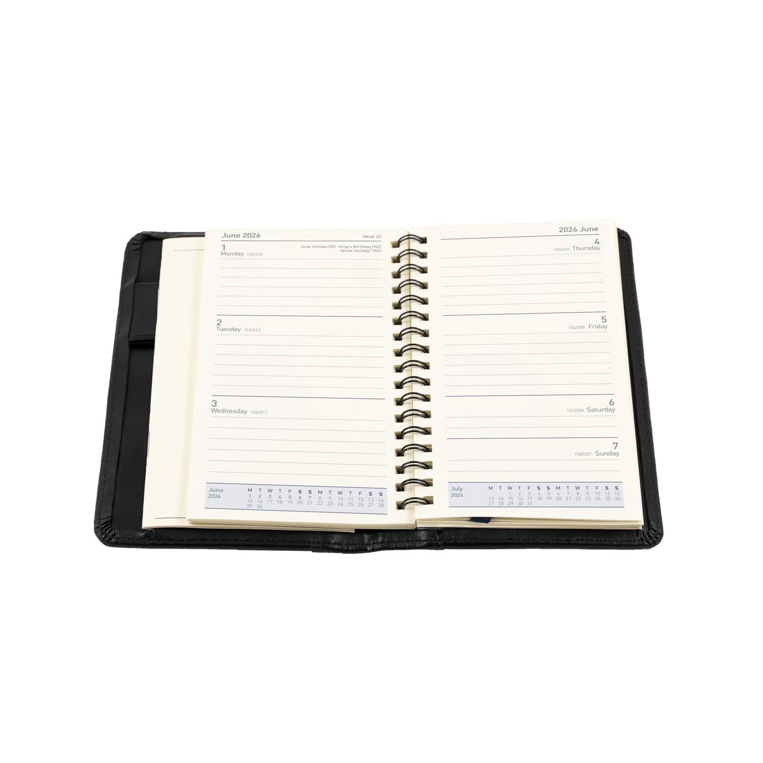 Collins Elite Pocket 2026 12 Month Appointment Book Planner | Week-To-View | 153 x 85mm 2