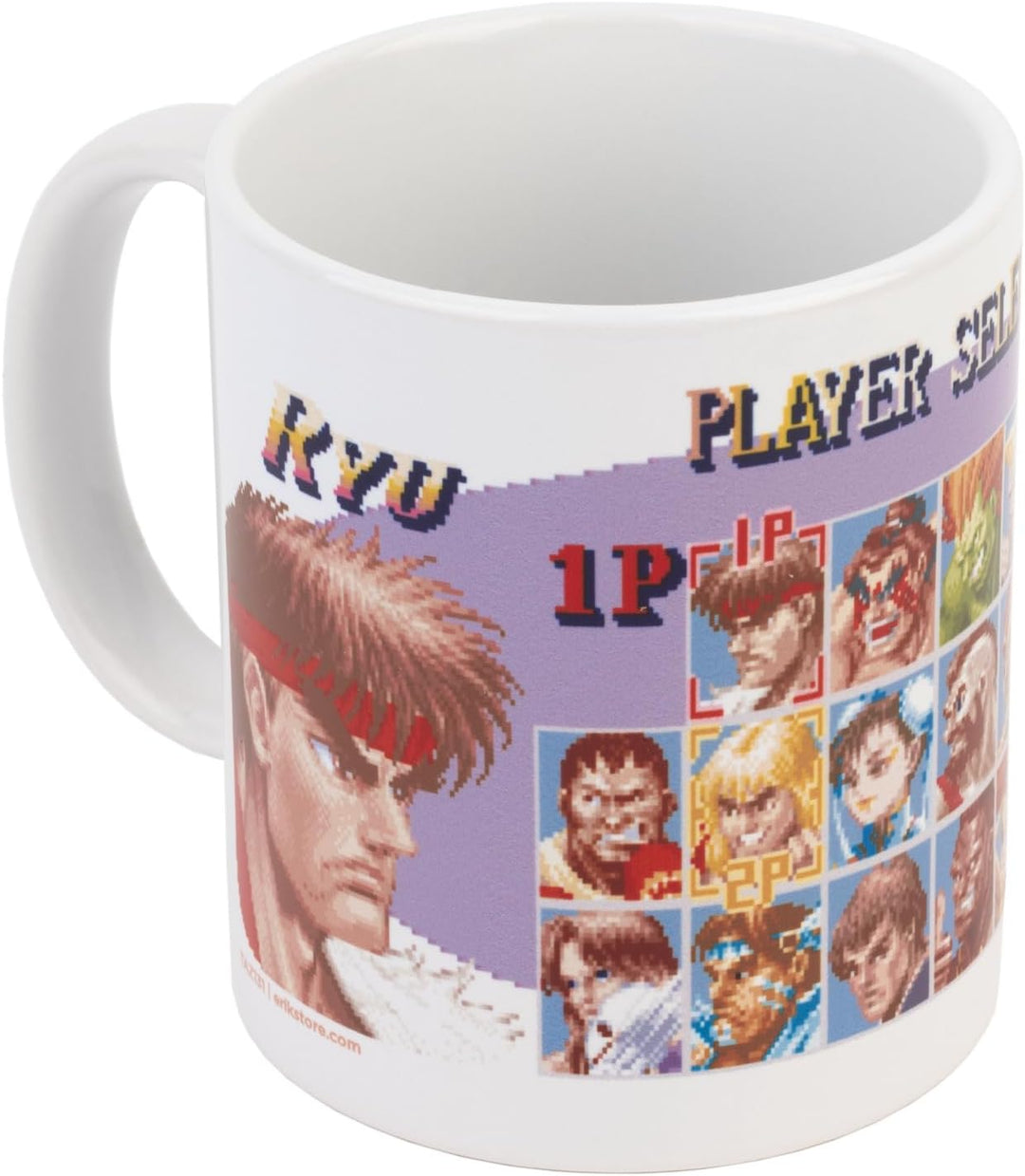 Grupo Erik Street Fighter - Player Select Ceramic Mug (TAZ131)