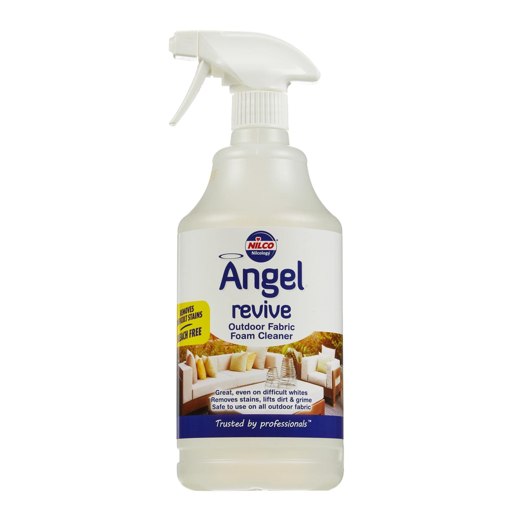 Nilco Angel Revive Outdoor Fabric Foam Cleaner - Antibacterial | Concentrated Gel | 1 Litre
