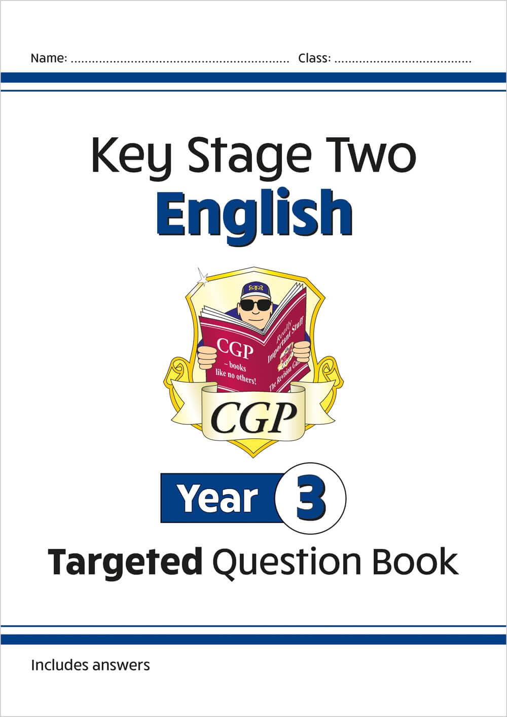 CGP Targeted Question Book - KS2 English Year 3 Study Aid | Paperback | 132 Pages