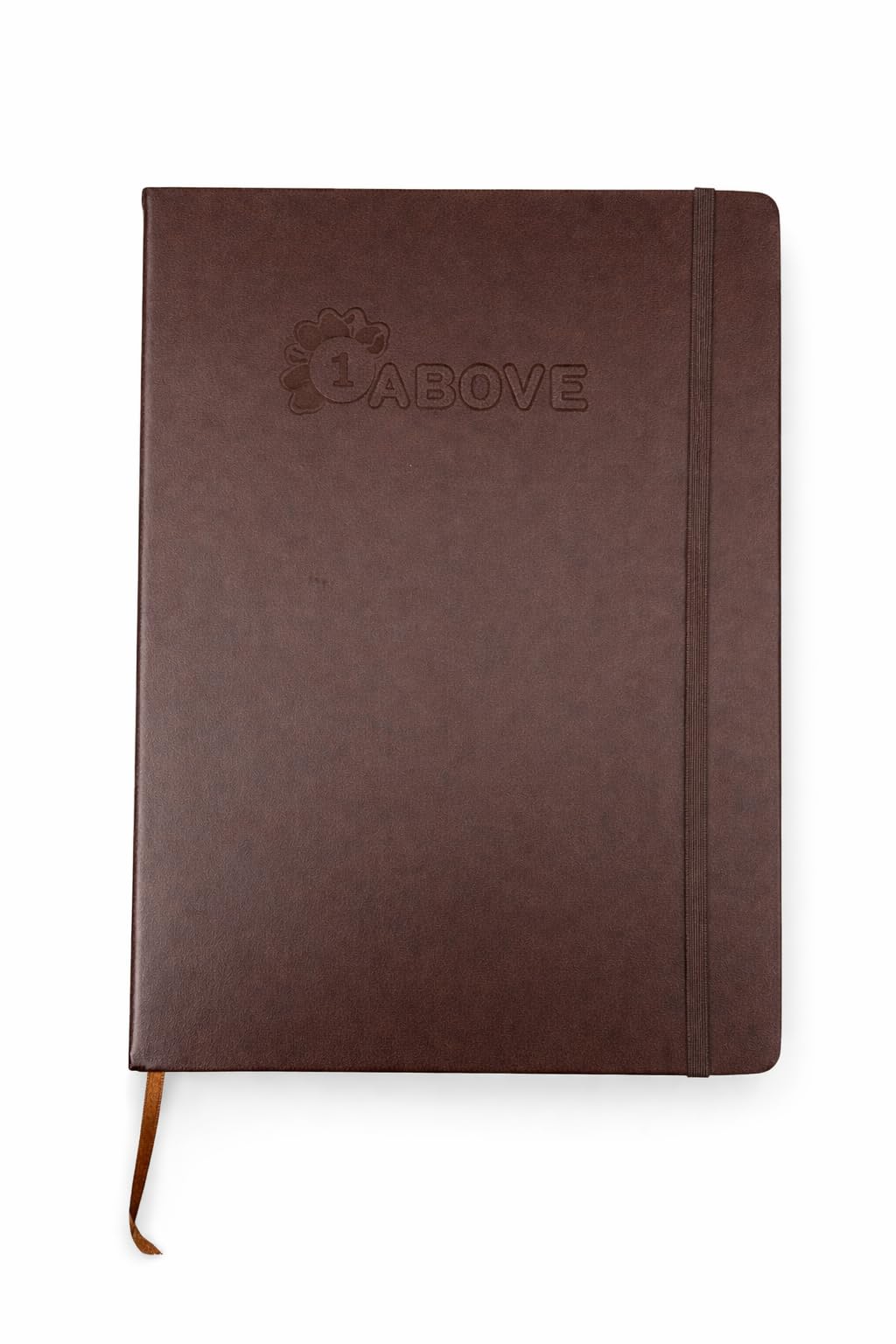 1ABOVE A4 Soft Feel Executive Notebook | Tan Hardback Journal | 160 Lined Pages 1