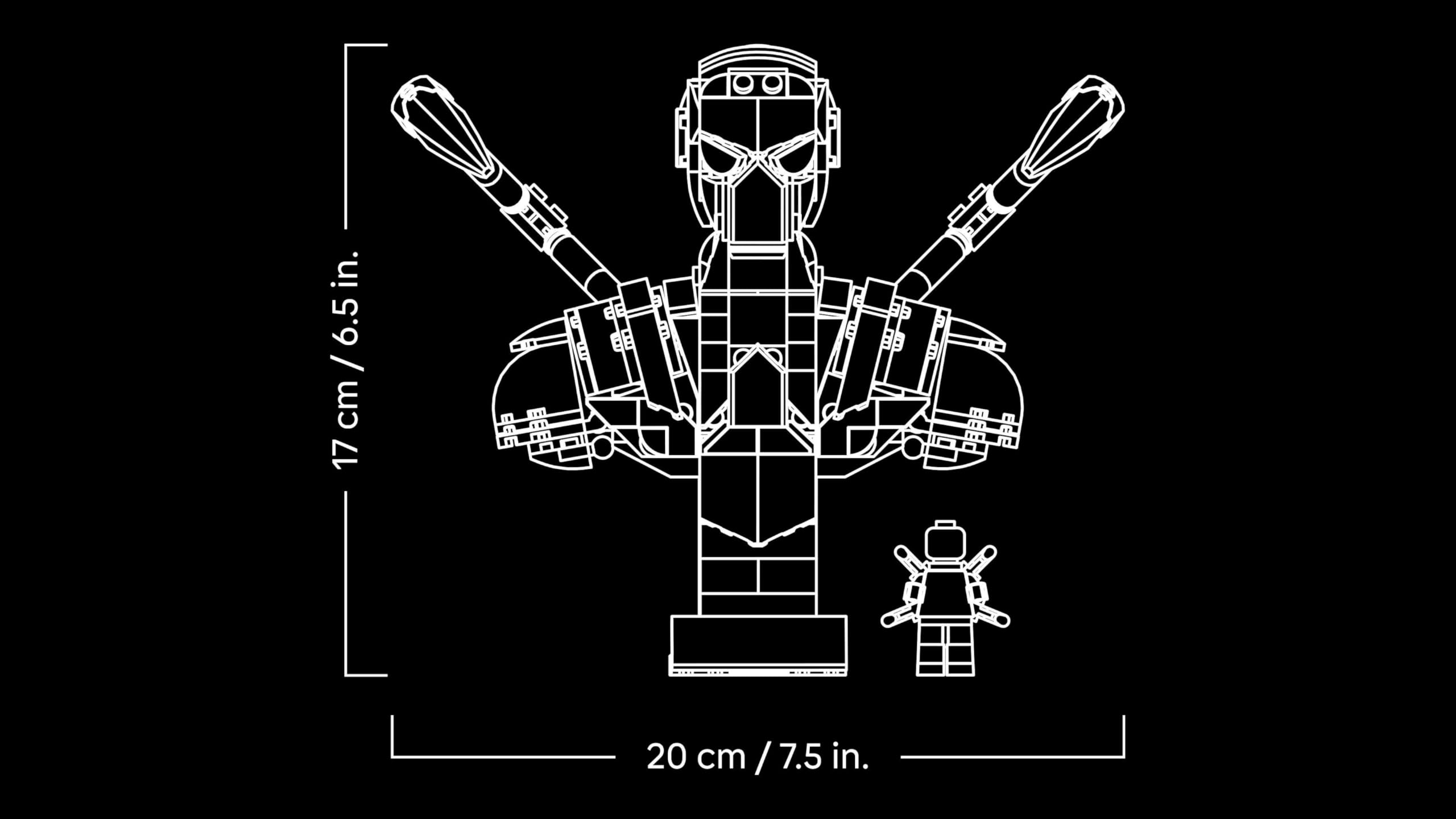 LEGO Marvel 76326 Iron Spider-Man Bust - Display Model Building Set for Adults 18+ 8