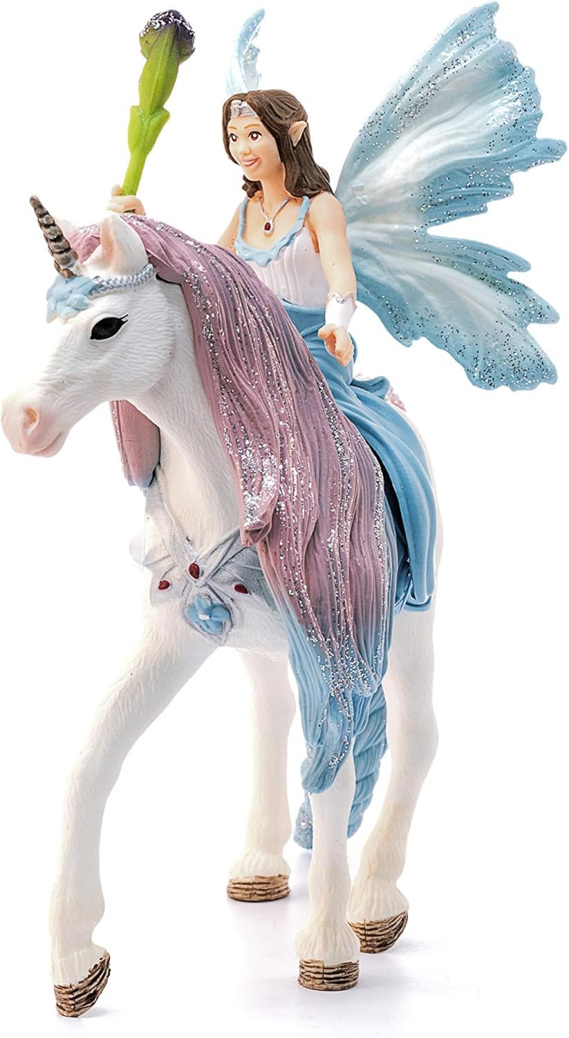 SCHLEICH Bayala Fairy Eyela with Princess Unicorn - 3-Piece Fantasy Playset for Kids 9