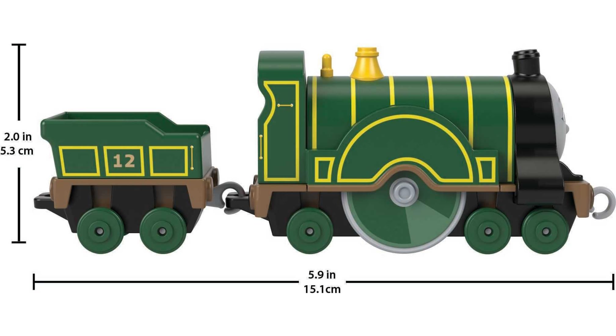 THOMAS & FRIENDS Emily Engine Die-Cast Push-Along Toy for Ages 3+ | HHN53