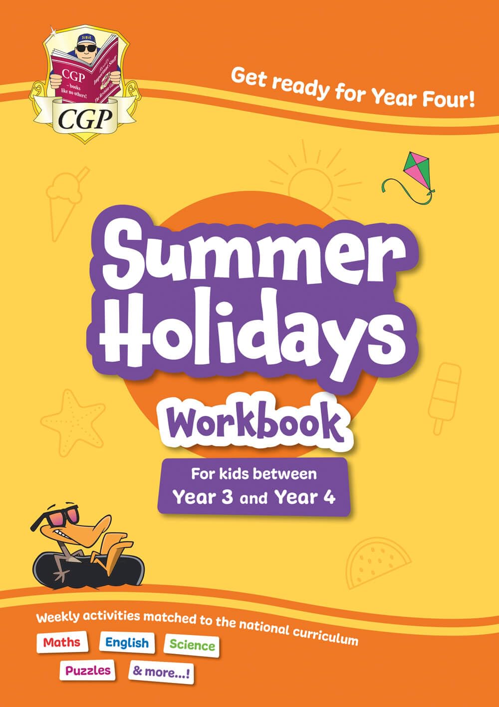 CGP Summer Holidays Activity Workbook - Year 3 to Year 4 Transition | Paperback
