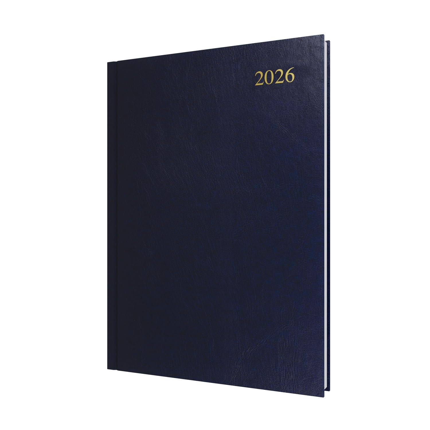 Collins Essential 2026 Appointment Book - Day-to-Page Layout | A4 Dark Blue Hard Cover