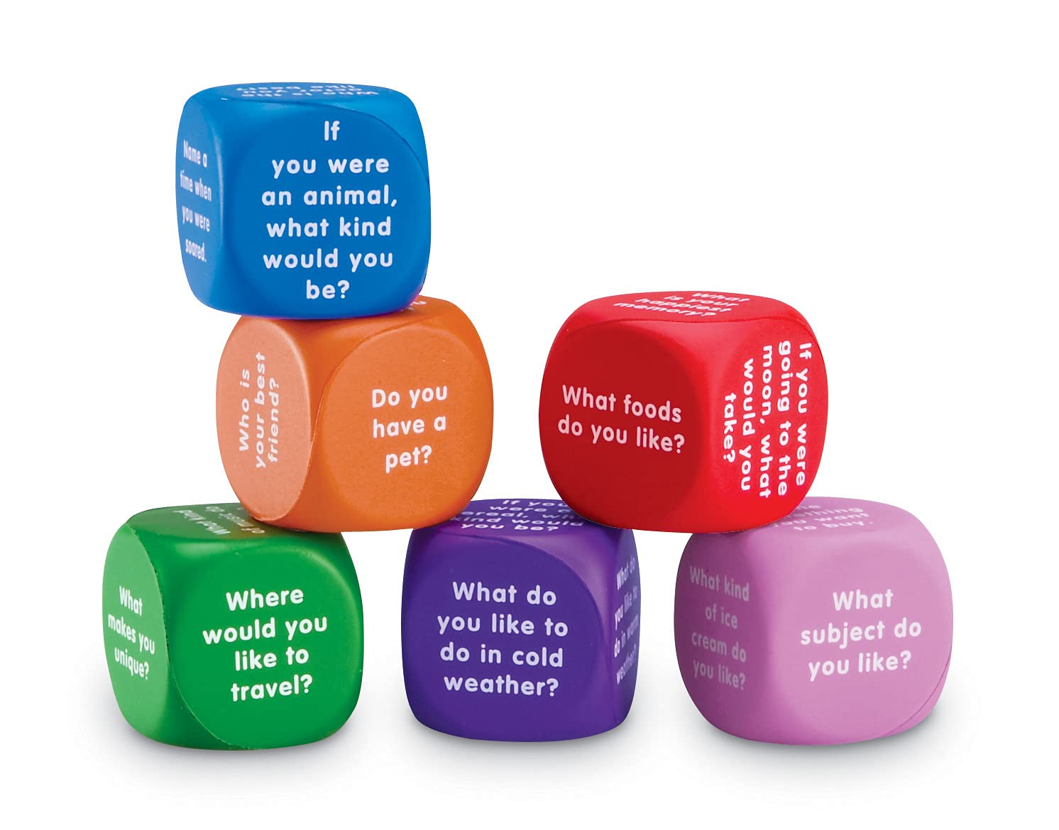 Learning Resources Conversation Cubes - Social Emotional Learning | Ages 6+ 3