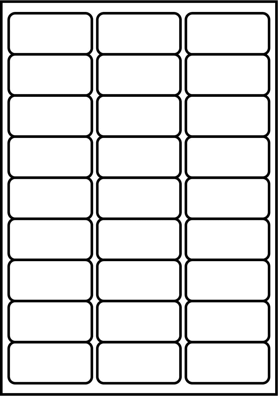 SmithPackaging A4 Self Adhesive Address Labels - 27 Per Sheet, 100 Sheets | Matt White 1