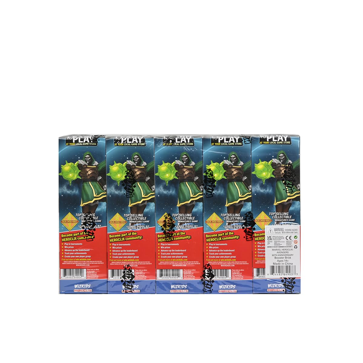 Wizkids Marvel Avengers 60th Anniversary Booster Brick (Box of 10) 11