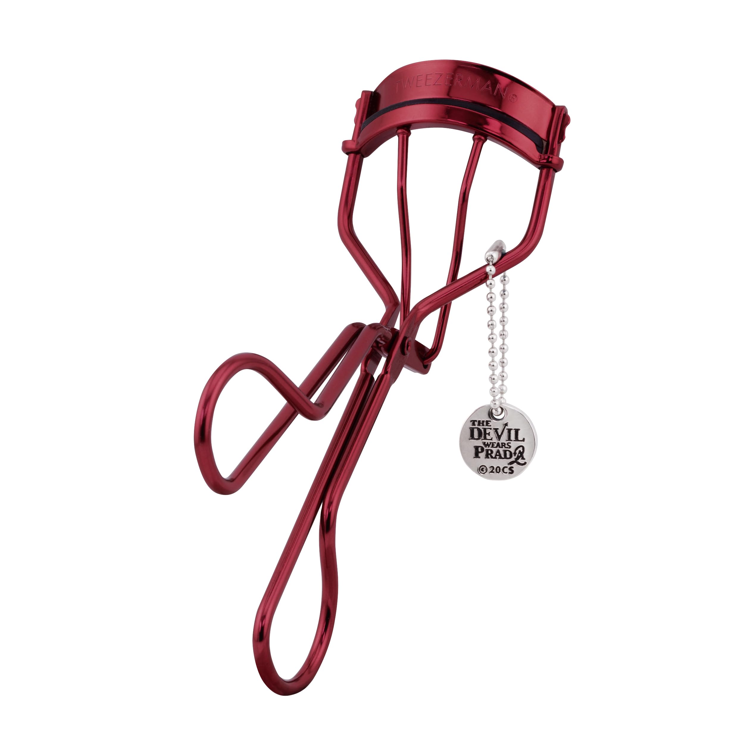 Tweezerman The Devil Wears Prada 2 Curler - Ergonomic Handle | Smooth Action | Red