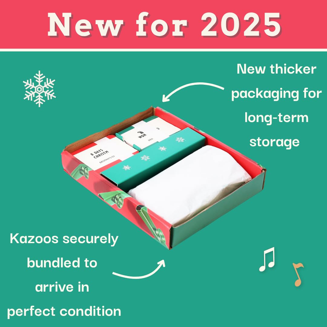 Ridley's Kazoo That Festive Tune Party Game | Ages 8+ | 2+ Players | 20 Min 5