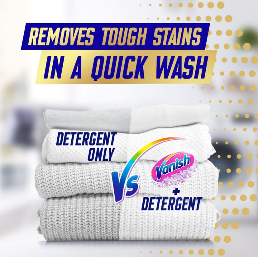 Vanish - Gold Oxi Action Laundry Booster & Stain Remover Powder for Whites 1.5kg