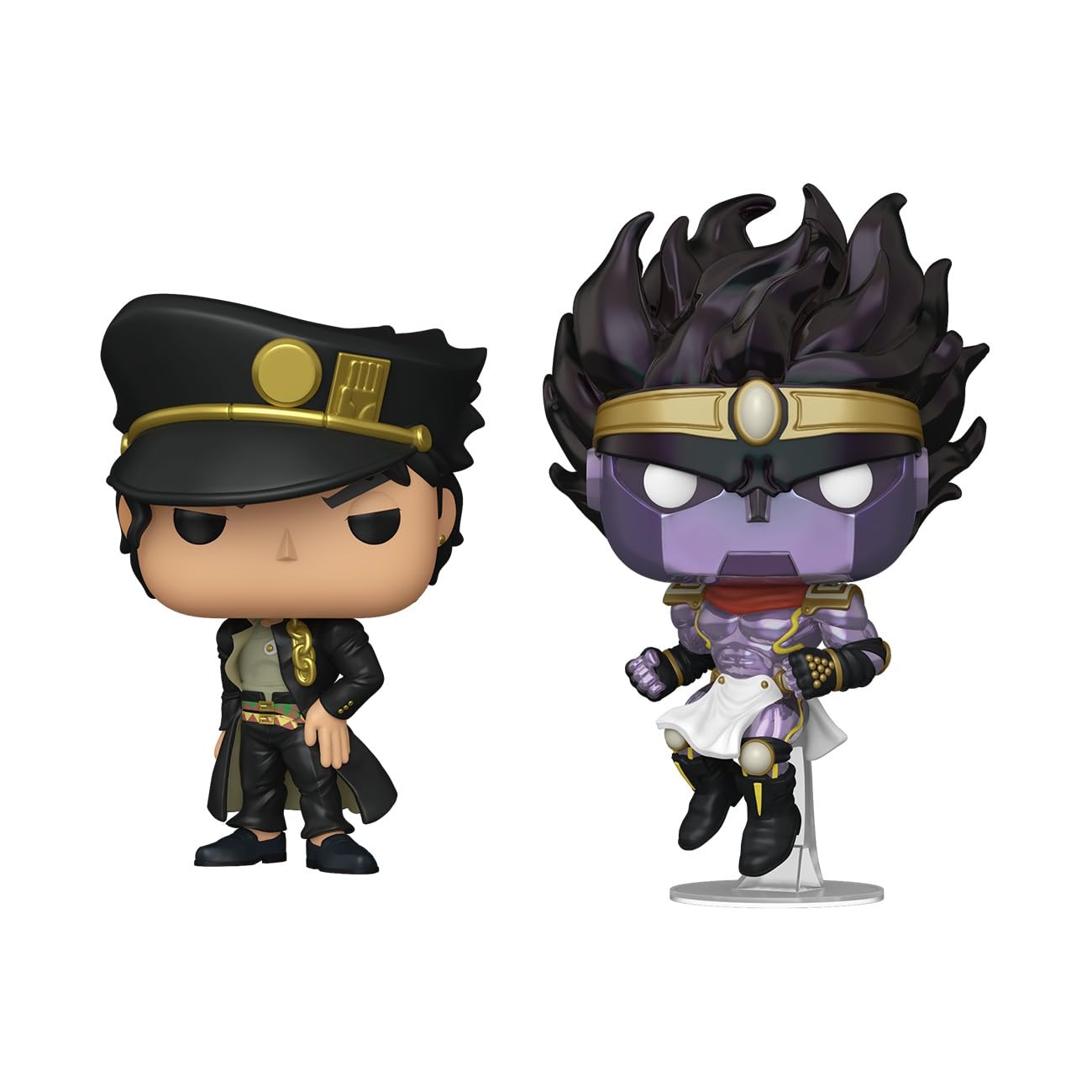 Funko POP! Animation: Jotaro & Star Platinum - JoJo's Bizarre Adventure Figure | Vinyl | 3.75 Inch 2