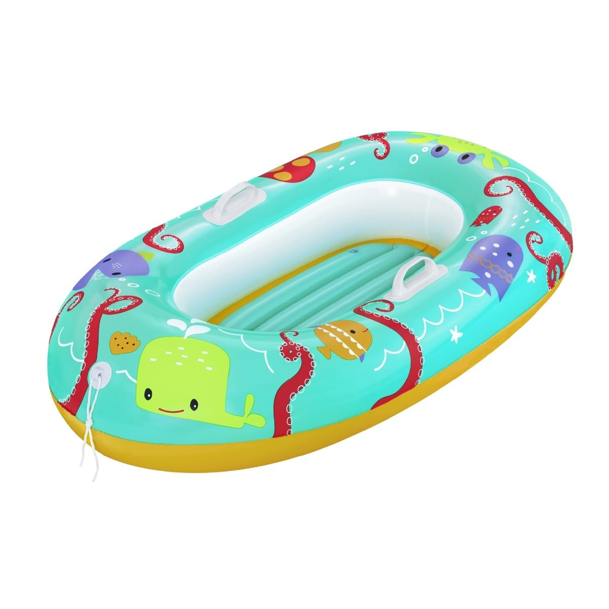 Bestway Tropical Crew Inflatable Baby Swimming Float Raft for Kids Ages 3+ | 1.19m x 76cm