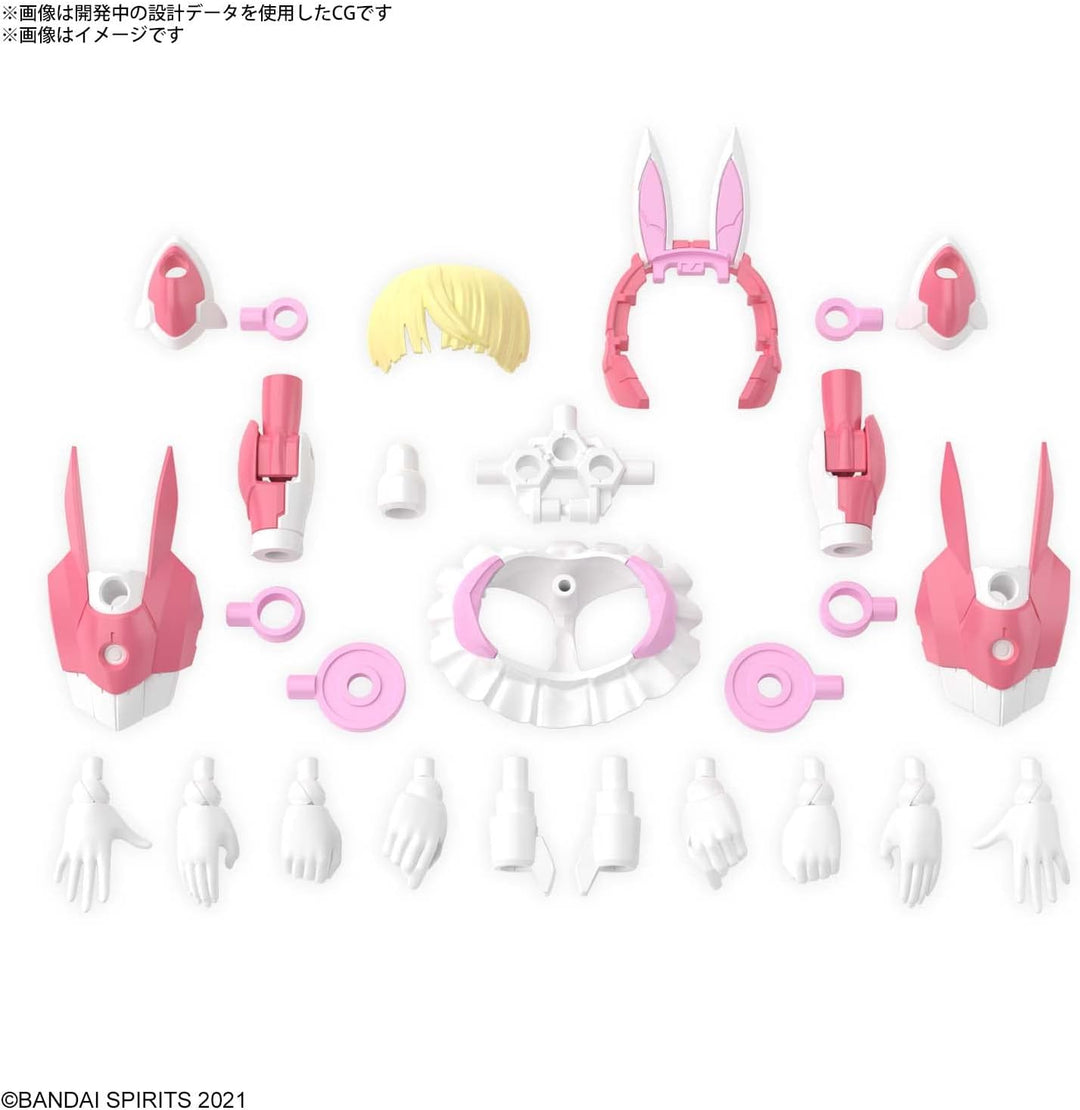 30MS SIS-T00 Lirinel (Color A) - Customizable White Rabbit Armor Model Kit