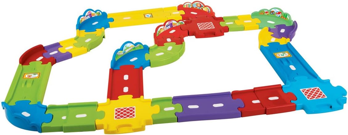 VTech Toot-Toot Drivers Deluxe Car Track Set - 30-Piece Interactive Playset for Toddlers 12M+ 2