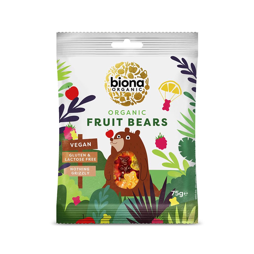 Biona Organic Mini Fruit Bears - Certified Organic, Vegan Friendly | 75 g 1