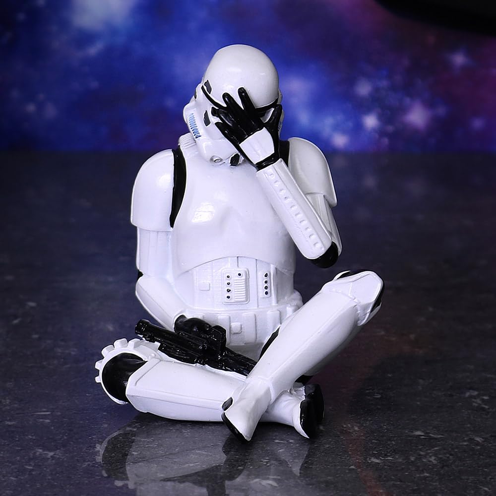 Nemesis Now Stormtrooper Three Wise Sci-Fi Figurine | Resin | 125mm Height 7