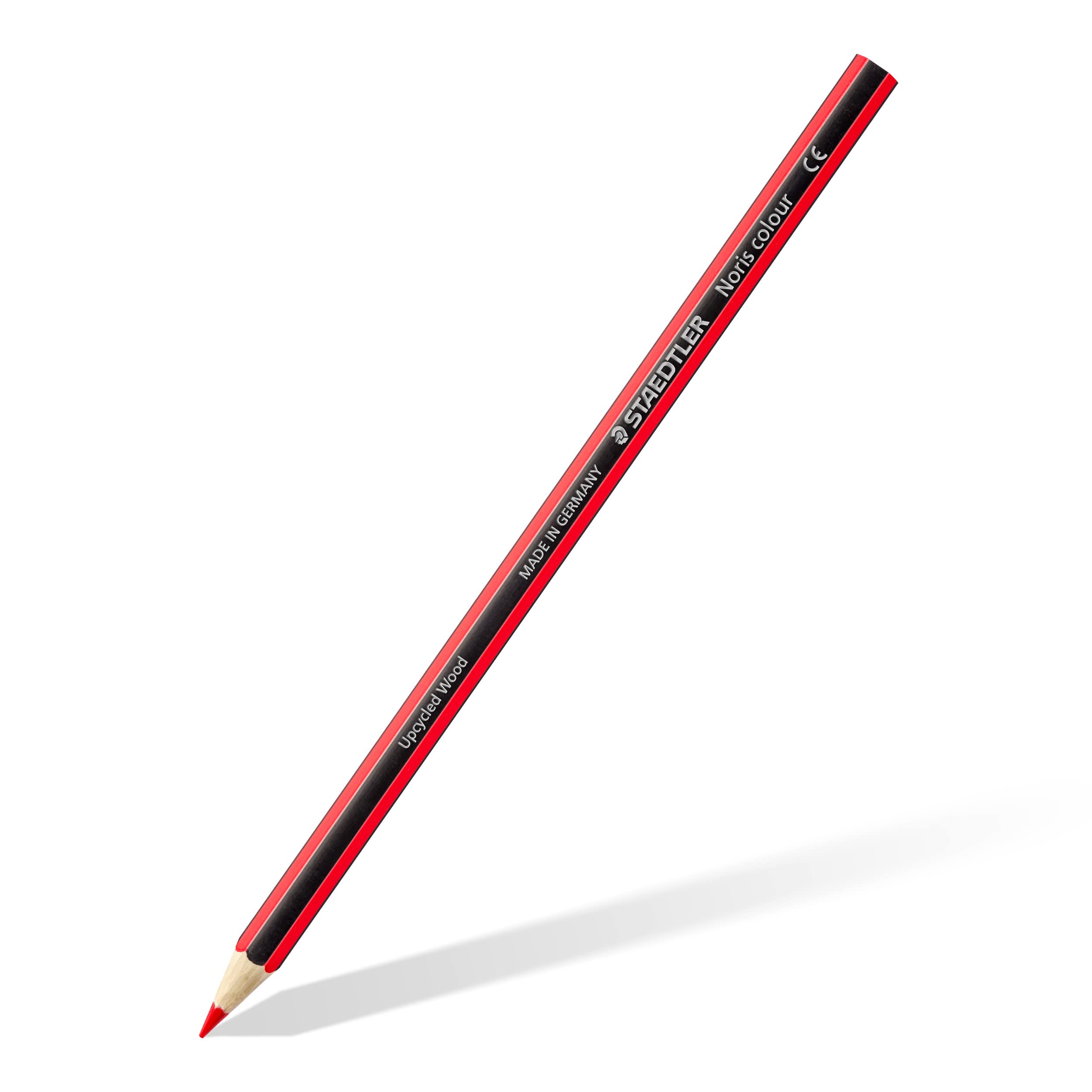 STAEDTLER Noris Colour Pencils - 12 Assorted Colours | Upcycled Wood | Pre-Sharpened