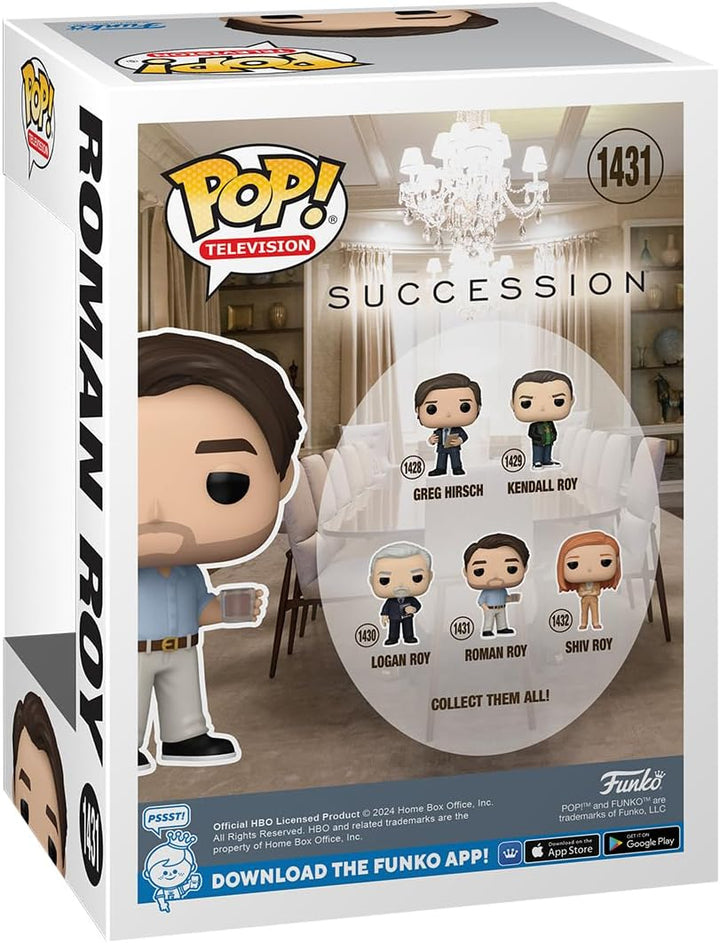 Funko Pop! TV Succession - Roman Roy Vinyl Figure (Model Number: 12345)