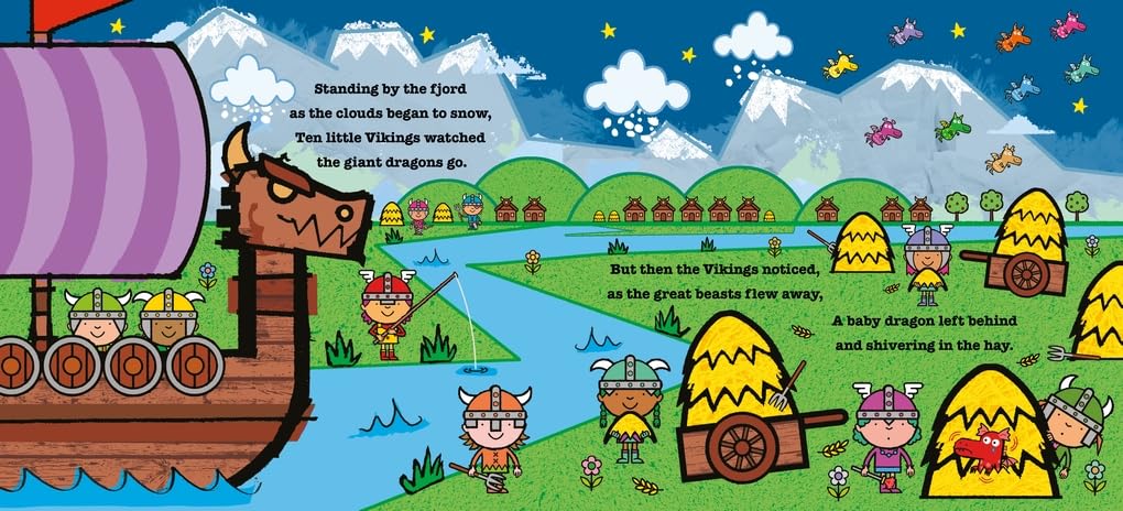 Orchard Books Ten Little Vikings | Stories in Verse | Ages 3-5