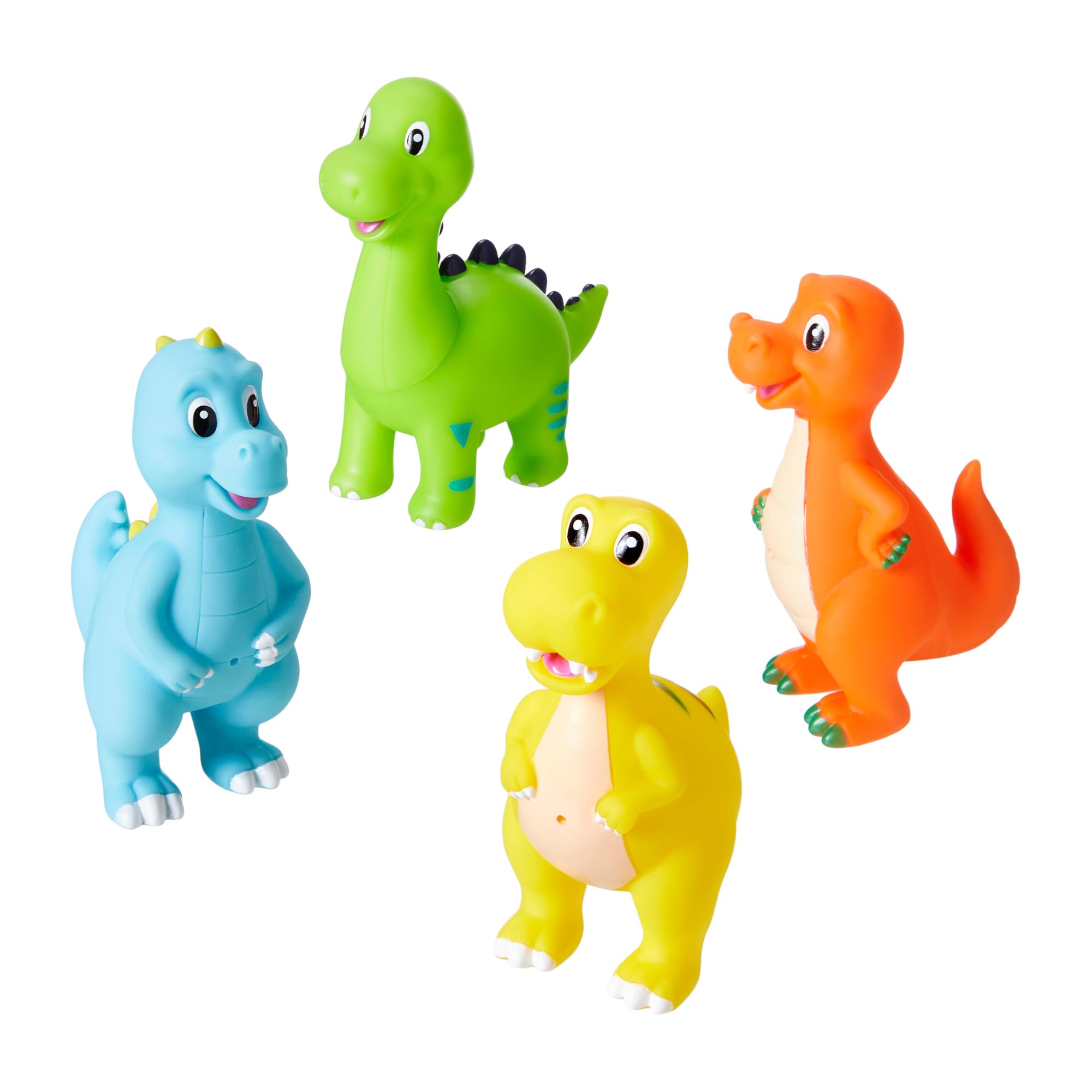 Nuby Dinosaur Bath Squirters - 4-Pack Colourful Bath Toys for Toddlers 10 Months+ 5