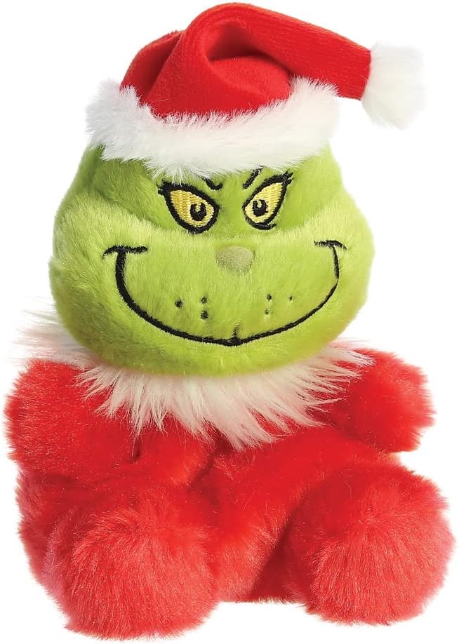 The Grinch Santa Palm Pal - Official Dr. Seuss Plush Toy for All Ages 4