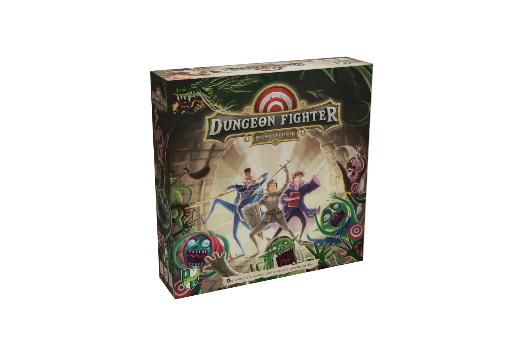 Dungeon Fighter (Second Edition) Board Game - Fantasy Dungeon-Crawling Adventure with Custom Dice