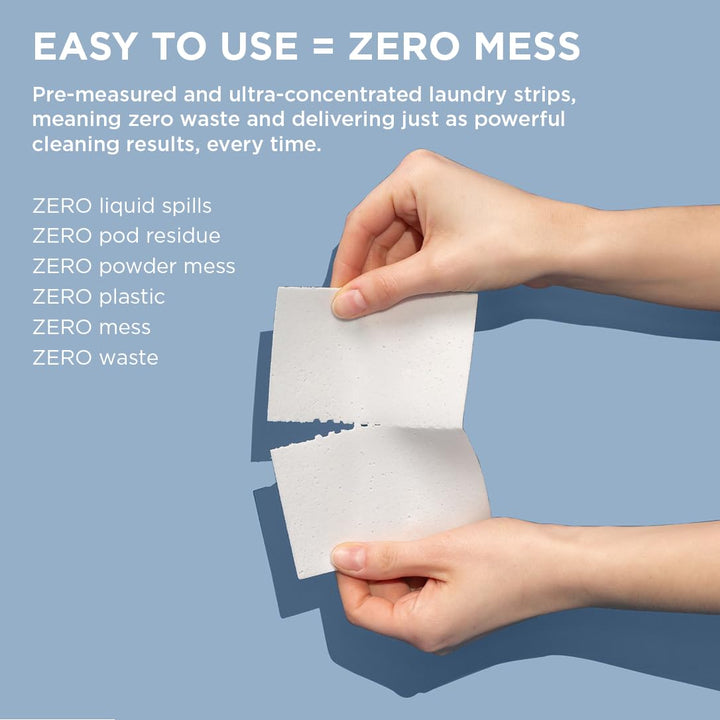 The Lab Co. - Laundry Detergent Strips Sheets (64 Loads, Eco Ultra-Concentrated)