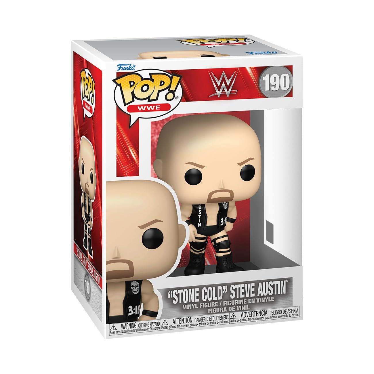 Funko Pop! WWE: WWE 8 - Stone Cold Steve Austin Cold - Collectable Vinyl Fi 1