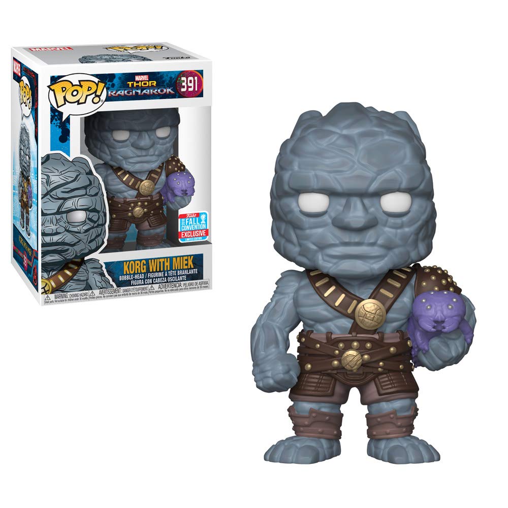 Funko Pop! Marvel: Thor Ragnarok - Korg w/Miek Vinyl Figure (30763) 4