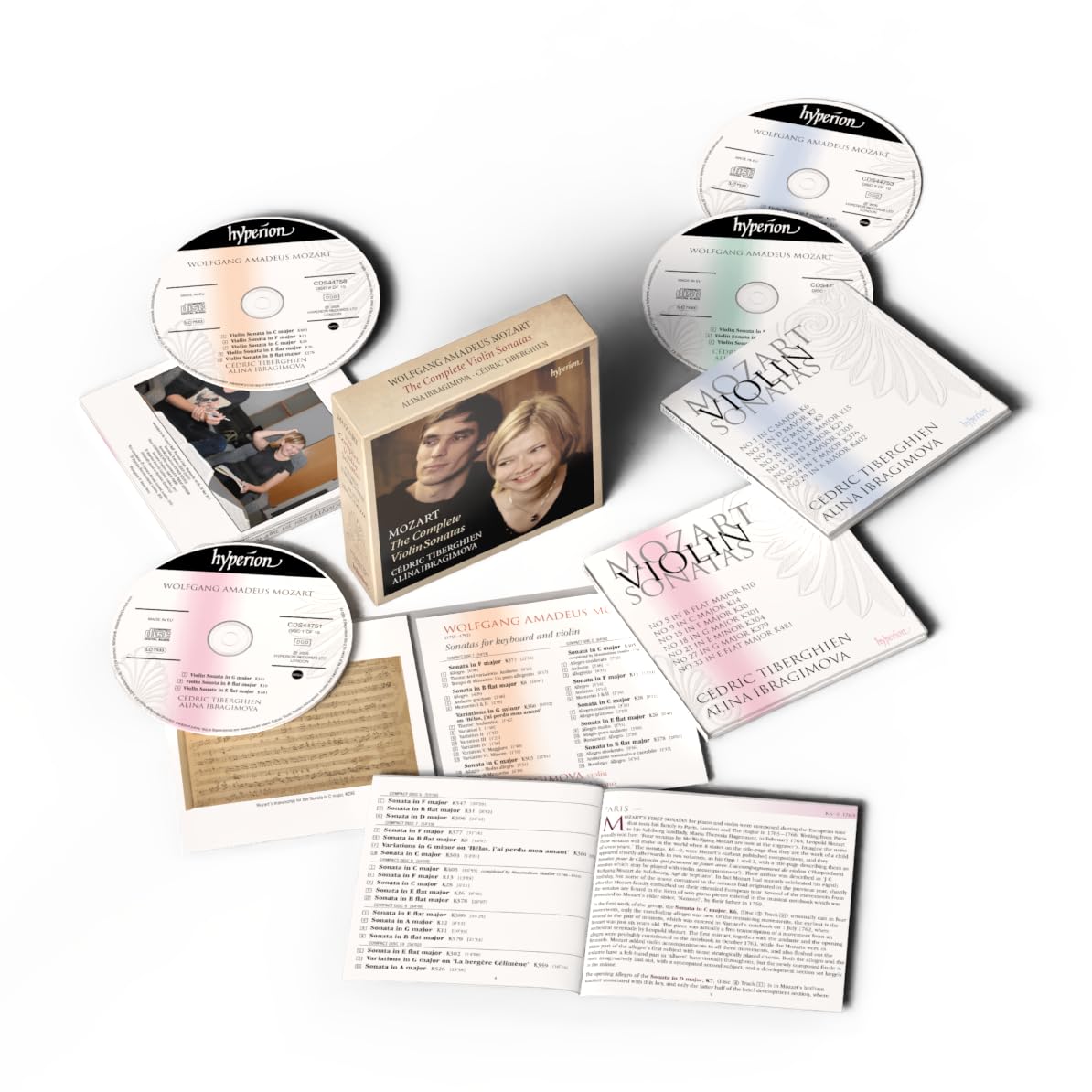 Wolfgang Amadeus Mozart - The Complete Violin Sonatas [Box Set]