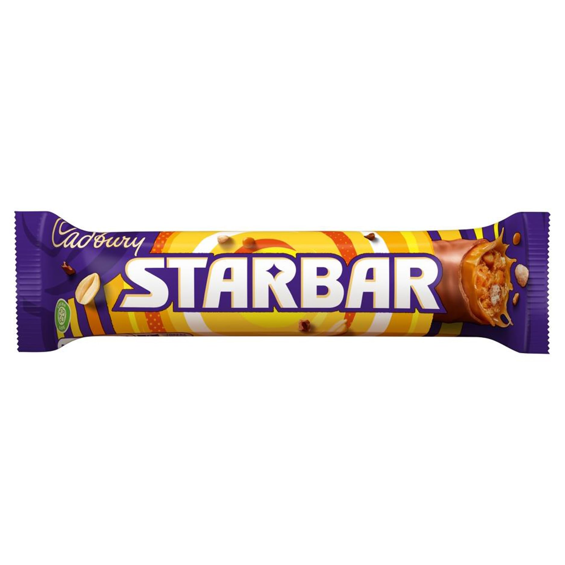 Cadbury Starbar Chocolate Bar, Milk Chocolate with Caramel & Peanut Centre, Pack of 32 (49g Each) 7