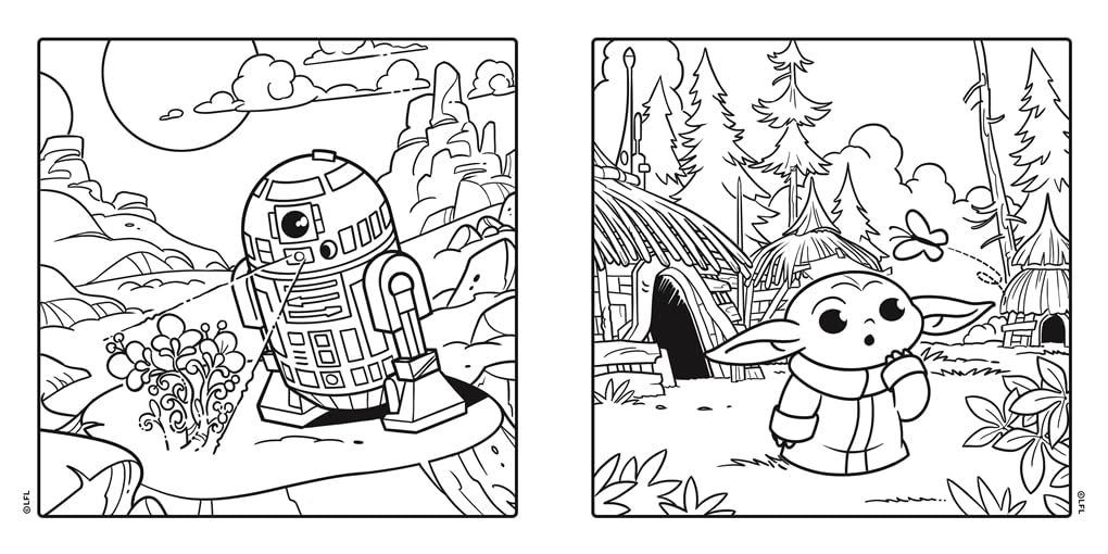 Studio Press Star Wars: A Cute and Cosy Colouring Book | Paperback | English 4